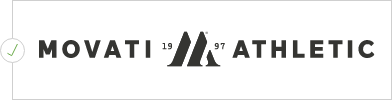 Example of Good Colour and Background Usage for the MOVATI logo